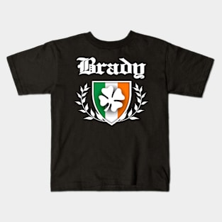 Brady Shamrock Crest Kids T-Shirt